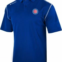 Top 10 😍 Columbia Men's Chicago Cubs Blue Shotgun Polo 🧨