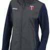 Hot Sale 🛒 Columbia 👩 Women's Minnesota Twins Navy Full-Zip Fleece Jacket ⭐
