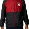 Cheap ⭐ Columbia Men's Oklahoma Sooners Black CLG Flash Forward™ Jacket 💯