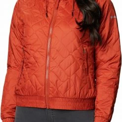 Best Pirce 🤩 Columbia 👩 Women's Sweet View Insulated Bomber Jacket Dark Sienna 🛒