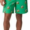 Flash Sale 👍 Columbia Youth Oregon Ducks Backcast Printed Performance Green Shorts For Men 🤩