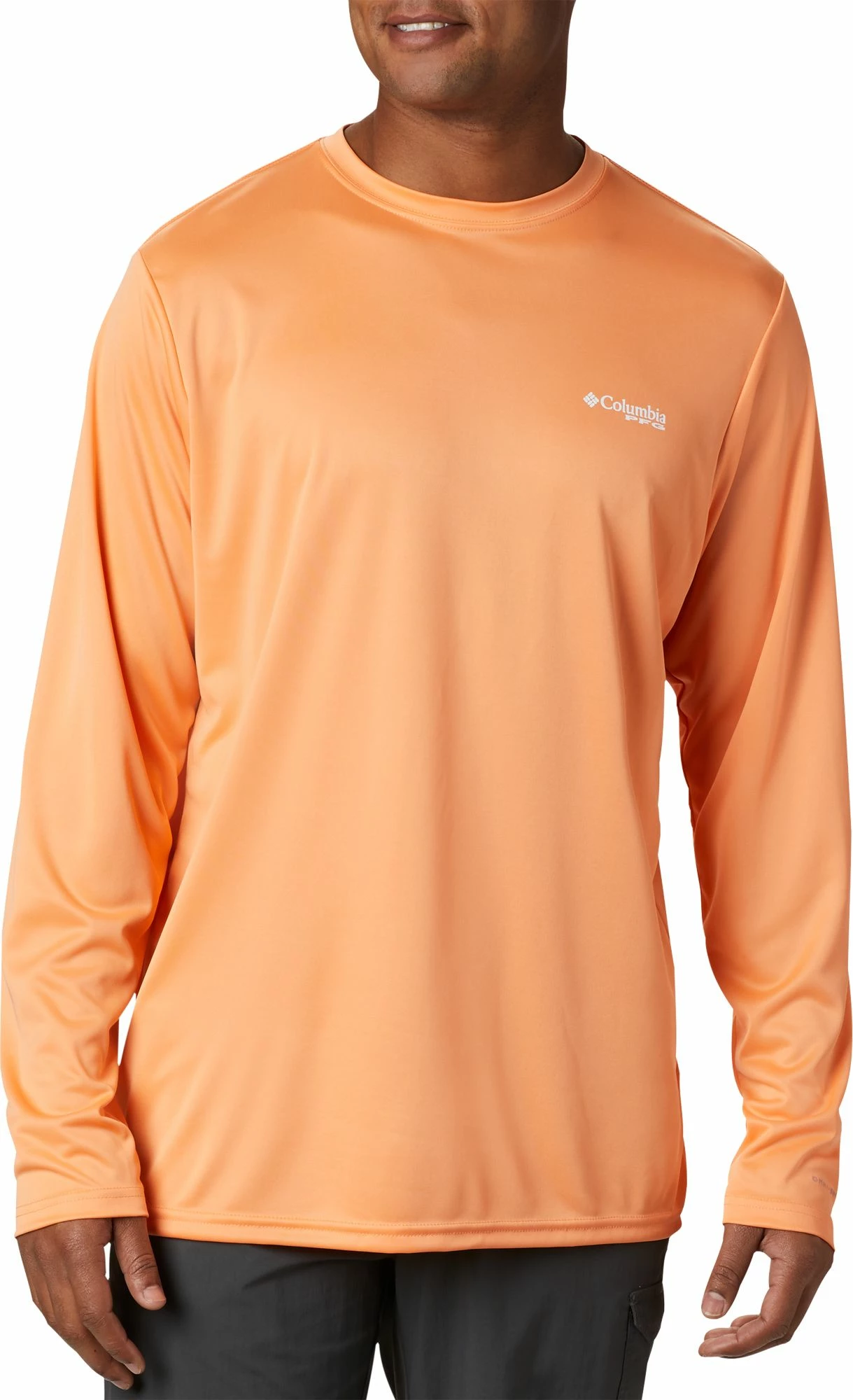 Discount ๐ฅ Columbia Men's PFG Terminal Tackle Triangle Long Sleeve ๐ Shirt Bright Nectar/white ๐ - Image 2