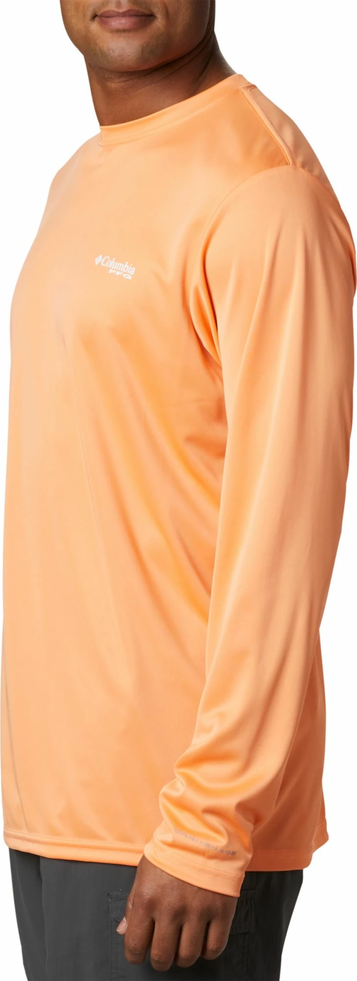 Discount ๐ฅ Columbia Men's PFG Terminal Tackle Triangle Long Sleeve ๐ Shirt Bright Nectar/white ๐ - Image 3