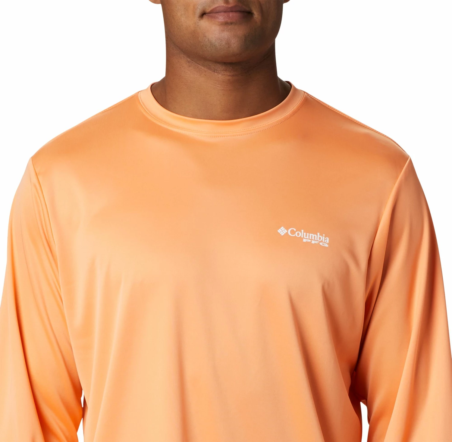 Discount ๐ฅ Columbia Men's PFG Terminal Tackle Triangle Long Sleeve ๐ Shirt Bright Nectar/white ๐ - Image 5