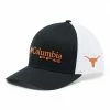 Hot Sale 😉 Columbia Men's Texas Longhorns PFG Mesh Fitted Black Hat ⭐