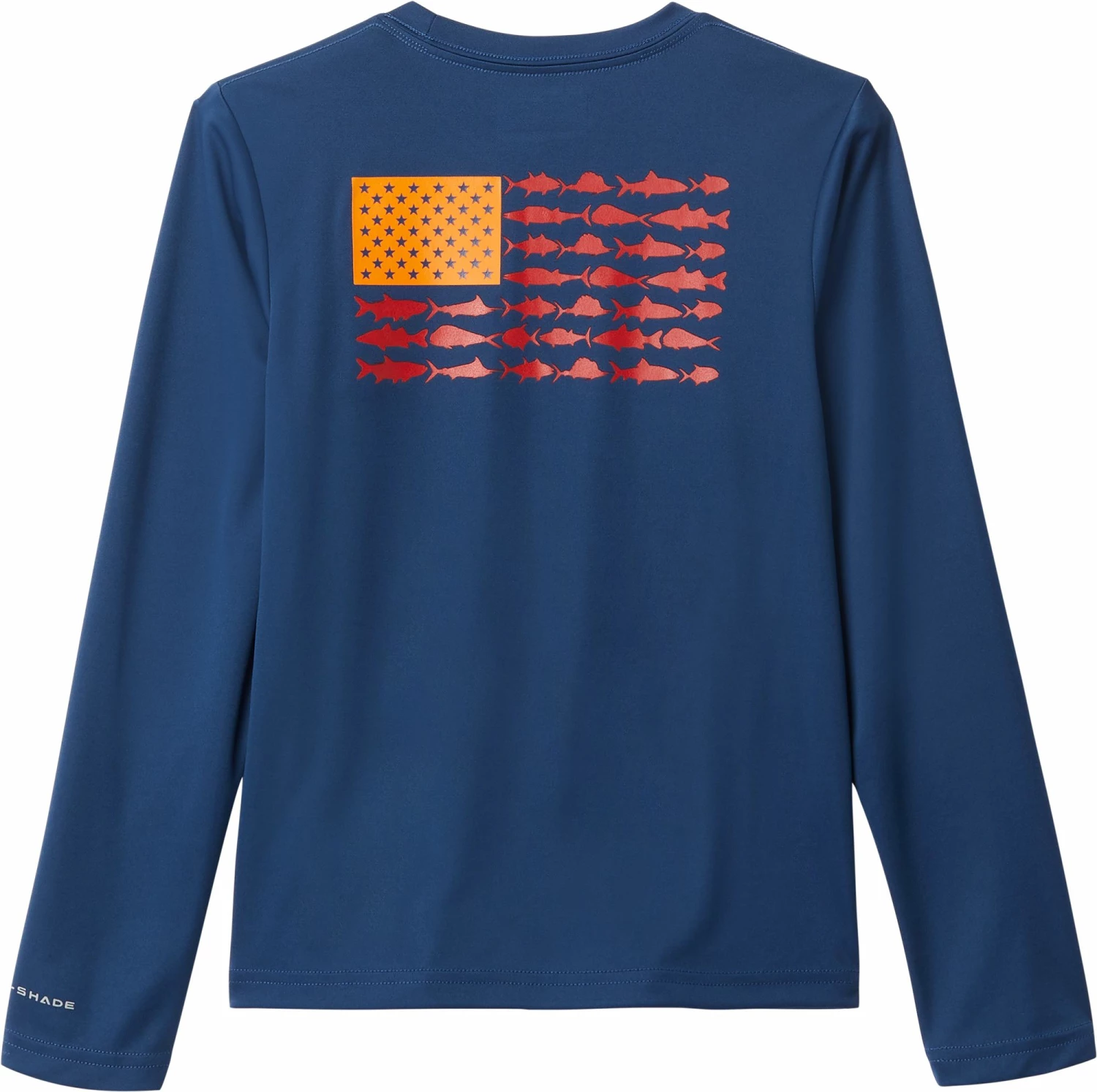 New ❤️ Columbia Youth Terminal Tackle PFG Long Sleeve Graphic T-Shirt For Boys' Red Spark/carbon Sailfish 💯 - Image 2