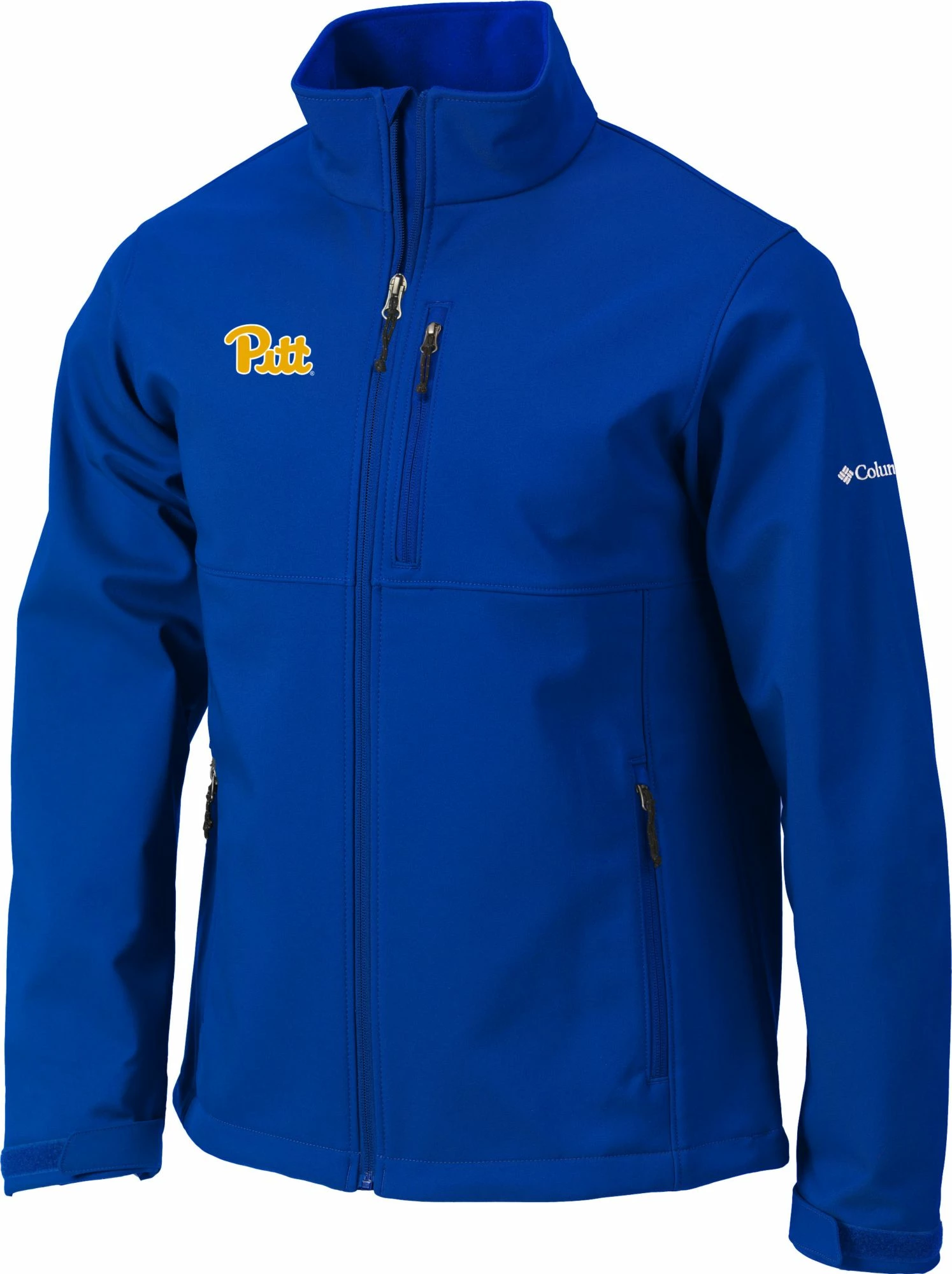 Outlet 🌟 Columbia Men's Pitt Panthers Blue Ascender Full-Zip Jacket 🛒