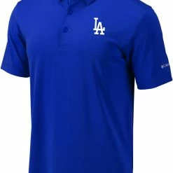 Wholesale ✨ Columbia Men's Los Angeles Dodgers Blue Drive Performance Polo ✨