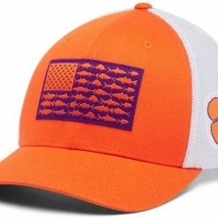 Top 10 😍 Columbia Men's Clemson Tigers Orange PFG Mesh Fitted Hat ⌛