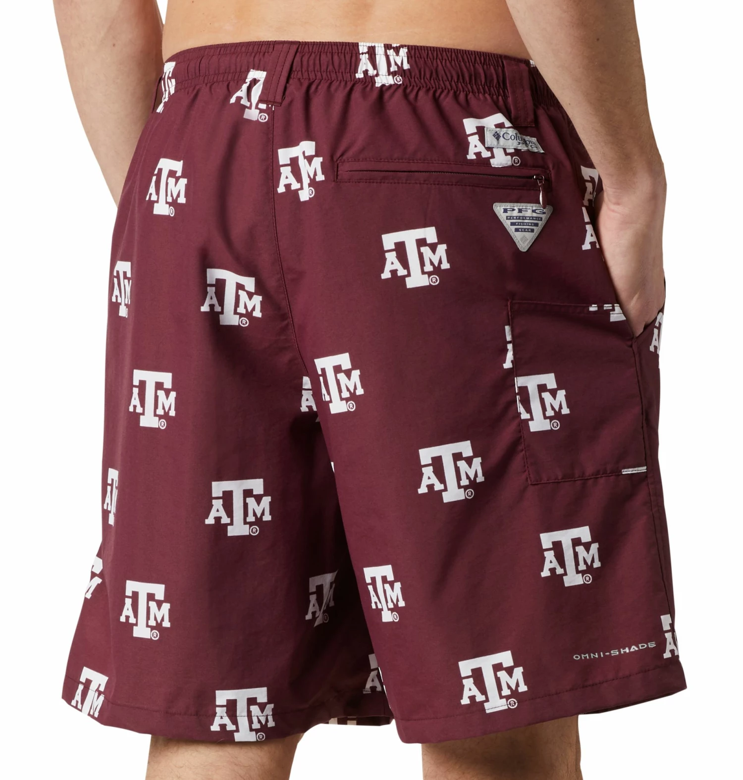 Brand new ✨ Columbia Men's Texas A&M Aggies Maroon Backcast Performance Shorts 🛒 - Image 4