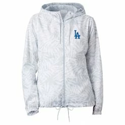 Buy 👏 Columbia 👩 Women's Los Angeles Dodgers White Flash Forward Hoodie ✔️