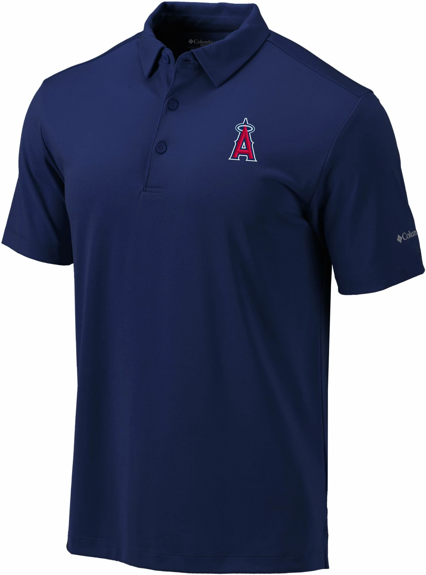 Coupon 🛒 Columbia Men's Los Angeles Angels Navy Drive Performance Polo 🥰