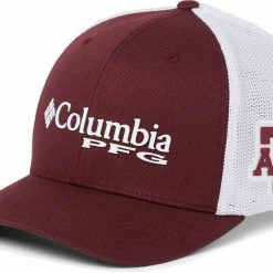 Flash Sale 🤩 Columbia Men's Texas A&M Aggies Maroon PFG Mesh Fitted Hat 🌟