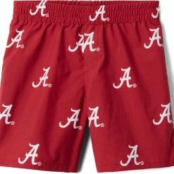 Top 10 🎁 Columbia Youth Alabama Crimson Tide Backcast Printed Performance Red Shorts For 👧 Girls' ✔️