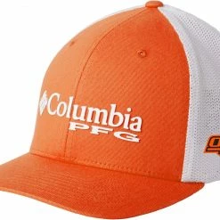 Best Sale 😉 Columbia Men's Oklahoma State Cowboys Orange PFG Mesh Adjustable Hat 😉