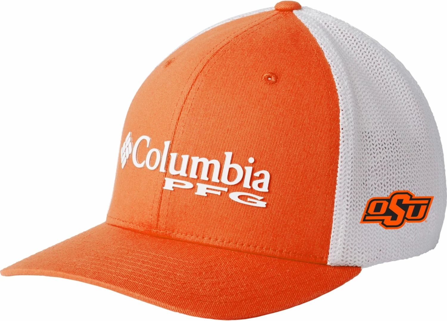 Best Sale ๐ Columbia Men's Oklahoma State Cowboys Orange PFG Mesh Adjustable Hat ๐