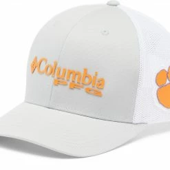 Brand new ๐ Columbia Men's Clemson Tigers Grey PFG Snapback Adjustable Hat ๐ฏ