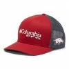 Coupon 🧨 Columbia Men's Arkansas Razorbacks PFG Mesh Adjustable Trucker Hat ❤️