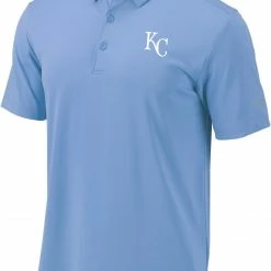 Promo 🔔 Columbia Men's Kansas City Royals White Drive Performance Polo 👍