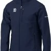 Budget 🥰 Columbia Men's Detroit Tigers Navy Ascender Full-Zip Jacket ❤️