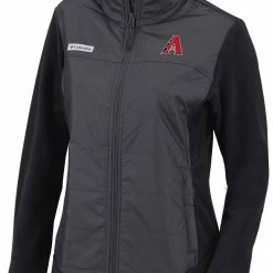 Buy 🧨 Columbia 👩 Women's Arizona Diamondbacks Black Full-Zip Fleece Jacket 😍
