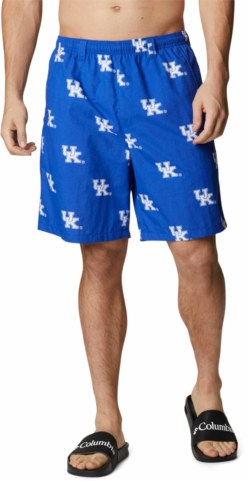 Best deal ๐ Columbia Men's Kentucky Wildcats Royal Blue Backcast Performance Shorts โญ - Image 3