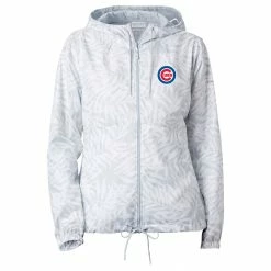 Promo ⭐ Columbia 👩 Women's Chicago Cubs White Flash Forward Hoodie 😉