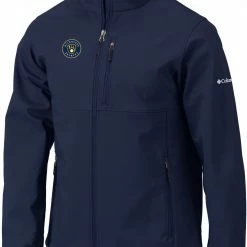 Cheap 👏 Columbia Men's Milwaukee Brewers Navy Ascender Full-Zip Jacket 😍