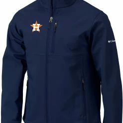 Hot Sale ❤️ Columbia Men's Houston Astros Navy Ascender Full-Zip Jacket 💯