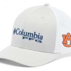 Deals 😉 Columbia Men's Auburn Tigers Grey PFG Snapback Adjustable Hat 😀