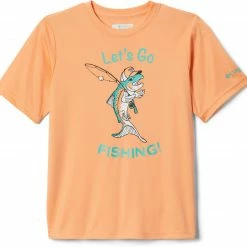 Best Pirce ⌛ Columbia Toddler PFG Terminal Tackle Lets Go Fishing T 👕 Shirt For 👧 Girls' Brt Nctr/elctrc Turquoise 🛒