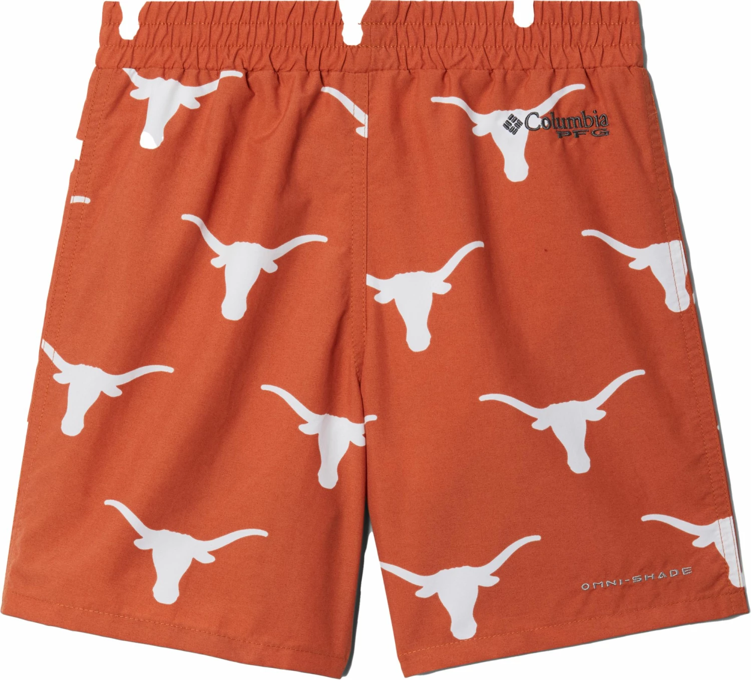 New 🌟 Columbia Youth Texas Longhorns Backcast Printed Performance Orange Shorts For 👧 Girls' 🔥 - Image 2