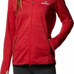 Brand new 💯 Columbia 👩 Women's Georgia Bulldogs Red Darling Days Full-Zip Hoodie ❤️