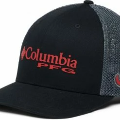 Top 10 👏 Columbia Men's Alabama Crimson Tide PFG Mesh Fitted Black Hat 🤩