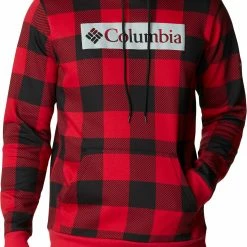 Deals ⭐ Columbia Men's Columbia Logo Printed Hoodie Black Camo 🔥