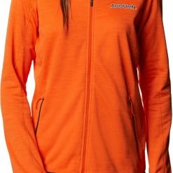 Cheap 😀 Columbia 👩 Women's Auburn Tigers Orange Sapphire Trail Full-Zip Jacket 🥰