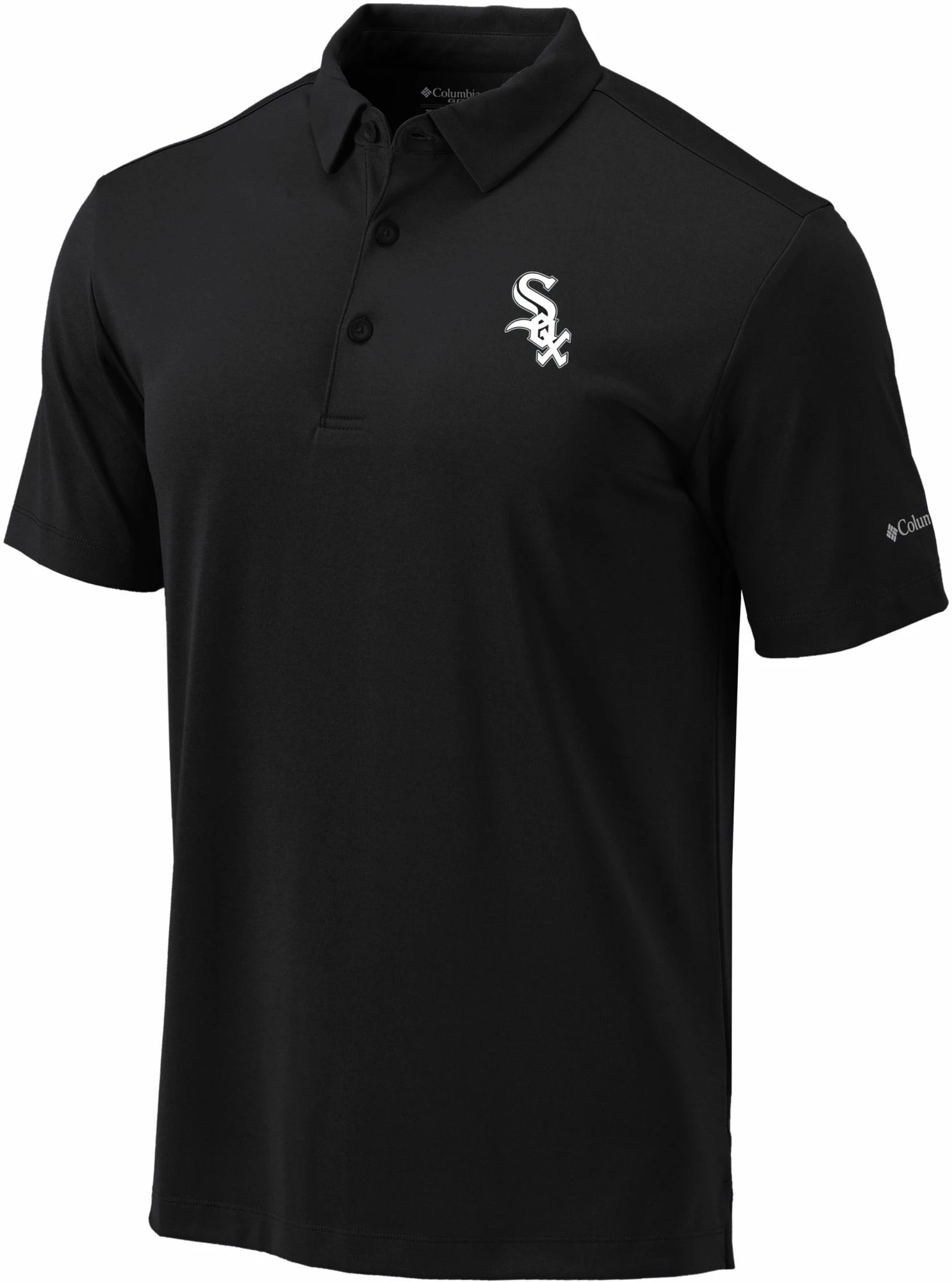 Best deal โญ Columbia Men's Chicago White Sox Black Drive Performance Polo ๐
