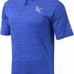 Budget 💯 Columbia Men's Kansas City Royals Blue Omni-Wick Set Performance Polo 💯