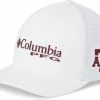 Top 10 🤩 Columbia Men's Texas A&M Aggies PFG Mesh Fitted White Hat 🥰