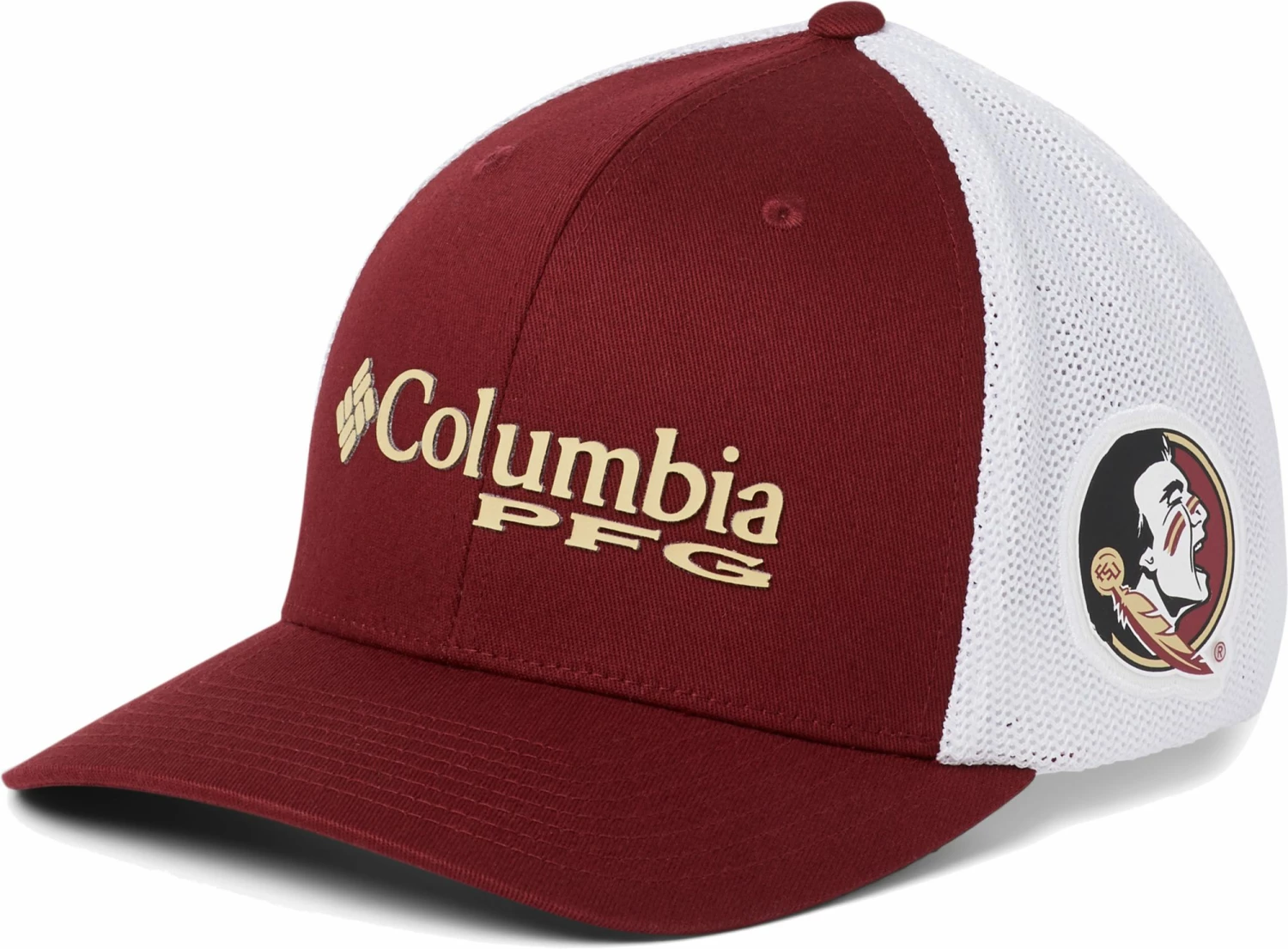 Coupon β Columbia Men's Florida State Seminoles Garnet PFG Mesh Fitted Hat π₯°