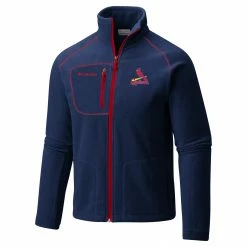Top 10 🤩 Columbia Men's St. Louis Cardinals Navy Fast Trek II Jacket ⌛
