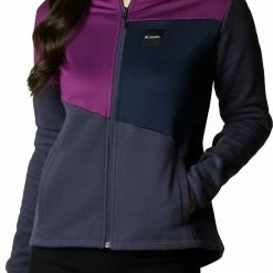 Best deal 🎁 Columbia 👩 Women's Columbia Lodge Hybrid Full Zip Jacket Mineral Pink/malbec 🔥