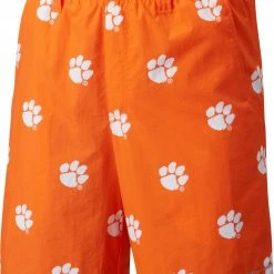 Hot Sale 🔥 Columbia Men's Clemson Tigers Orange Backcast II Printed Performance Shorts 🥰