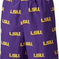 Best deal ⌛ Columbia Men's LSU Tigers Purple Backcast II Printed Performance Shorts 🔔