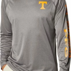 Cheapest ❤️ Columbia Men's Tennessee Volunteers Grey Terminal Tackle Long Sleeve T-Shirt 🌟