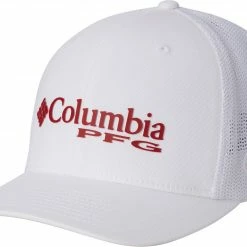 Best reviews of 👏 Columbia Men's Alabama Crimson Tide PFG Mesh Fitted White Hat 🎉