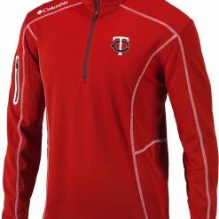 Best reviews of 🎁 Columbia Men's Minnesota Twins Red Shotgun Quarter-Zip 👚 Shirt 🌟