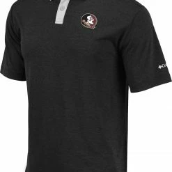 Cheapest 🎉 Columbia Men's Florida State Seminoles Omni-Wick Range Performance Black Polo 🤩
