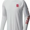 Best deal 🎉 Columbia Men's NC State Wolfpack White Terminal Tackle Long Sleeve T-Shirt 😀