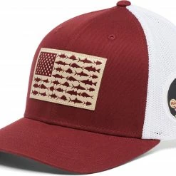 Top 10 🌟 Columbia Men's Florida State Seminoles Garnet PFG Flag Mesh Fitted Hat 👏